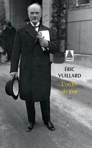 L'ORDRE DU JOUR, de Éric Vuillard | portada del libro