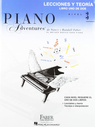 PIANO ADVENTURES LIBRO DE LECCIONES Y TEORIA NIVEL 3 | portada del libro