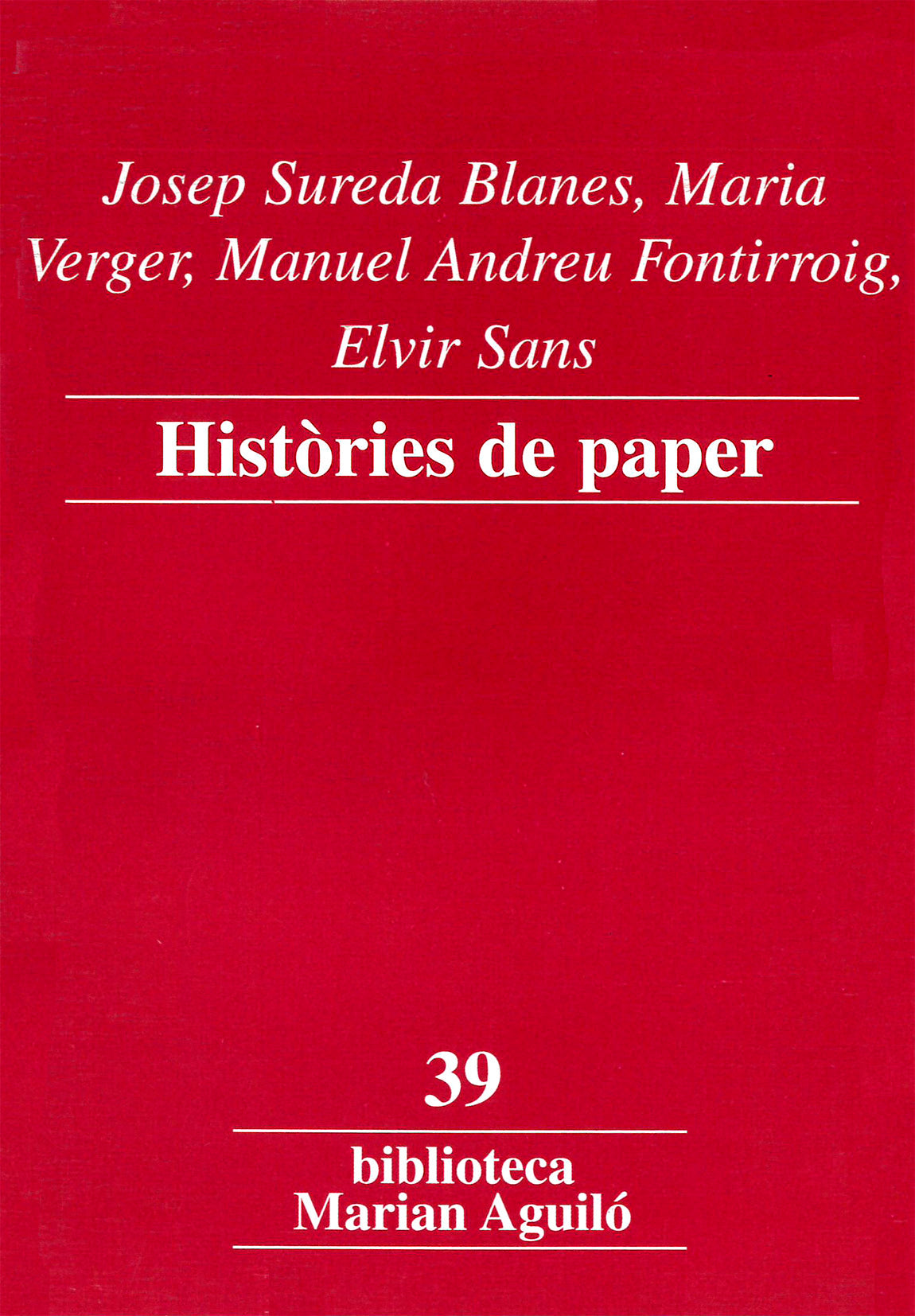 Històries de paper, de Varios autores | portada del libro