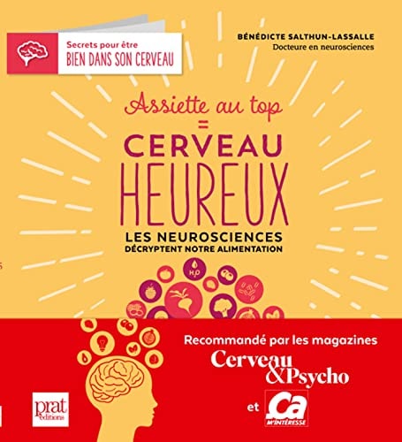 UNE ASSIETTE AU TOP UN CERVEAU HEUREUX, de Bénédicte Salthun-Lassalle | portada del libro
