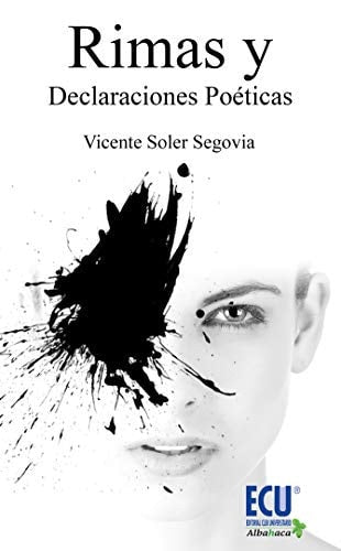 Rimas y declaraciones poéticas, de Soler Segovia | portada del libro