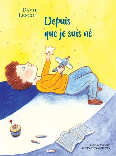 DEPUIS QUE JE SUIS NE, de David Lescot | portada del libro