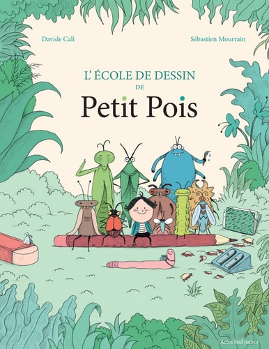 LECOLE DE DESSIN DE PETIT POIS, de Davide Calì | portada del libro