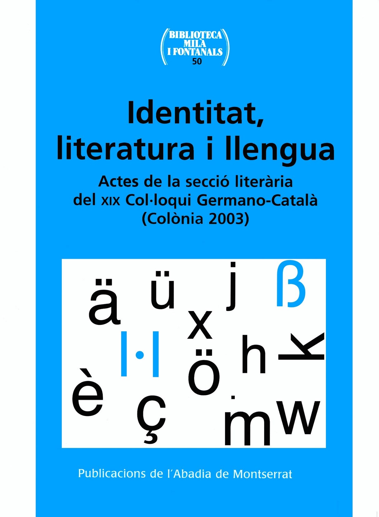 Identitat, literatura i llengua, de Varios autores | portada del libro