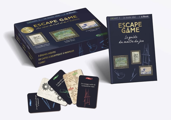 ESCAPE GAME AU COEUR DE L'ART ET DE L'HISTOIRE, de Valérie Cluzel | portada del libro