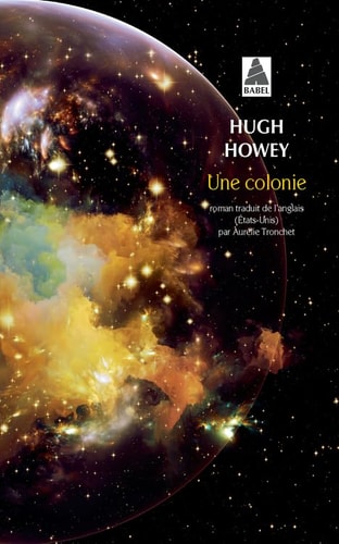 UNE COLONIE, de Hugh Howey | portada del libro
