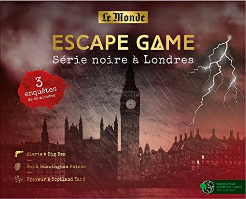 ESCAPE GAME SERIE NOIRE A LONDRES, de COLLECTIF | portada del libro