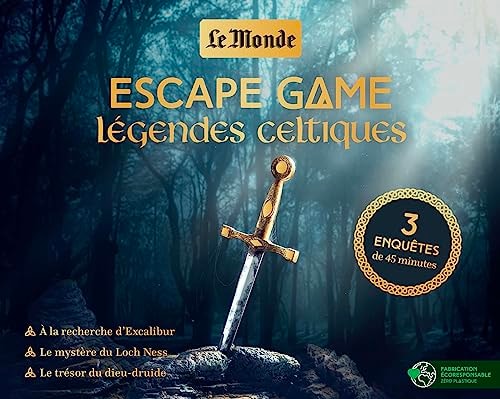 ESCAPE GAME AU COEUR DES LEGENDES CELTIQUES, de collectif | portada del libro