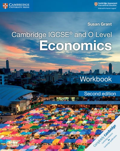 CAMBRIDGE IGCSE AND LEVEL ECONOMICS WORKBOOK, de GRANT | portada del libro