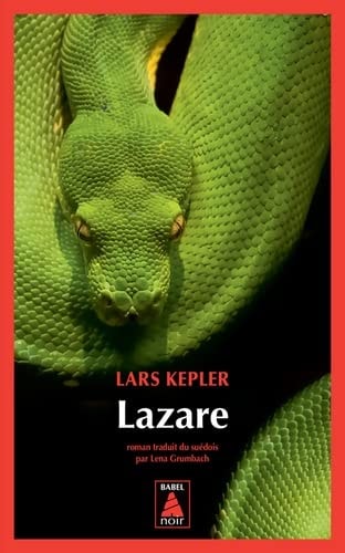 LAZARE, de Lars Kepler | portada del libro