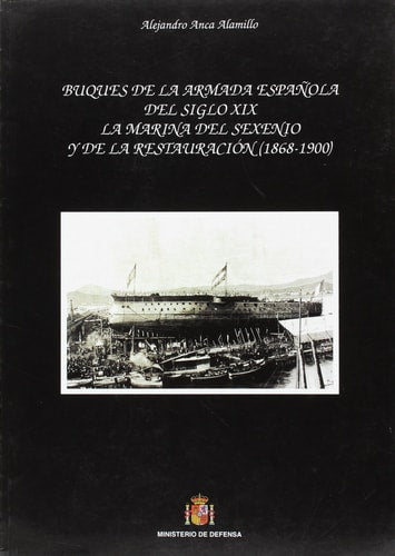 Buques de la Armada Española del siglo XIX, de Anca Alamillo | portada del libro