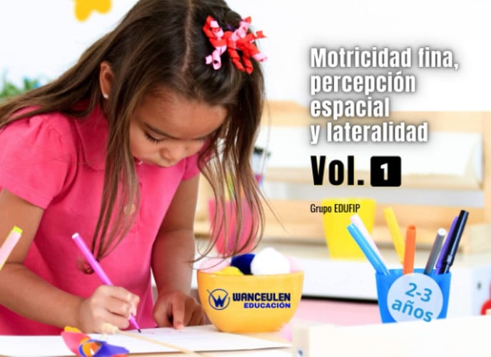 MOTRICIDAD FINA PERCEPCION ESPACIAL Y LATERALIZAD 2-3 AÑOS, de CRESPO GARCIA | portada del libro