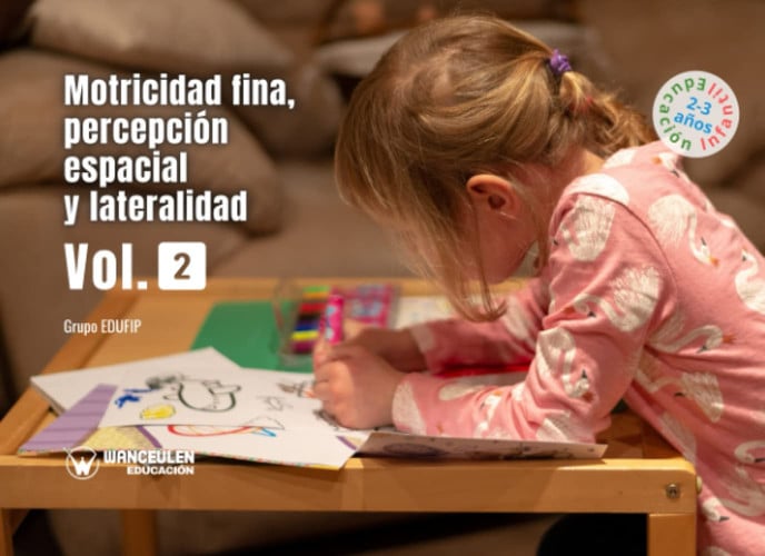 MOTRICIDAD FINA PERCEPCION ESPACIAL Y LATERALIZAD 2-3 AÑOS, de CRESPO GARCIA | portada del libro