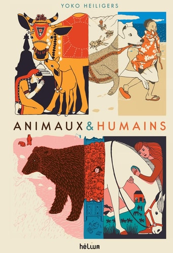 ANIMAUX & HUMAINS, de Yoko Heiligers | portada del libro