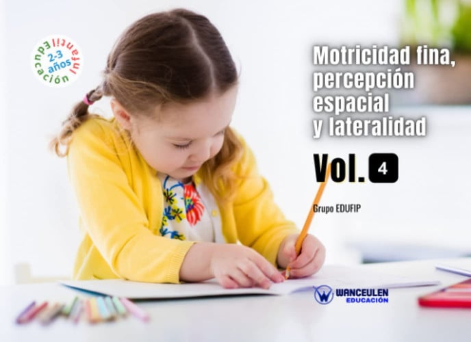 MOTRICIDAD FINA PERCEPCION ESPACIAL Y LATERALIZAD 2-3 AÑOS, de CRESPO GARCIA | portada del libro