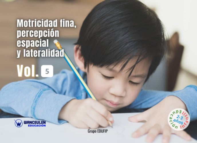 MOTRICIDAD FINA PERCEPCION ESPACIAL Y LATERALIZAD 2-3 AÑOS, de CRESPO GARCIA | portada del libro