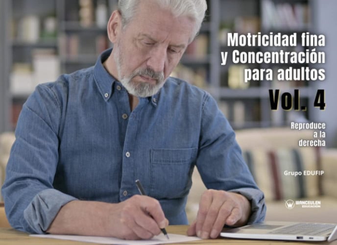 MOTRICIDAD FINA Y CONCENTRACION PARA ADULTOS VOL. IV, de CRESPO GARCIA | portada del libro