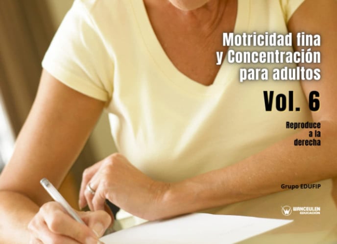 MOTRICIDAD FINA Y CONCENTRACION PARA ADULTOS VOL. VI, de CRESPO GARCIA | portada del libro