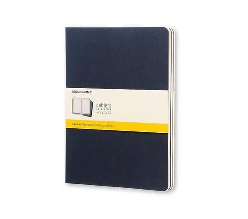 NAVY SQUARED CAHIER JOURNALS XL AZUL MARINO CUADRICULADO BLANDA, de SIN AUTOR | portada del libro