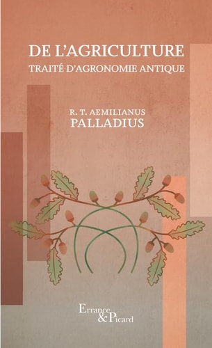 DE L'AGRICULTURE, de Rutilius Taurus Aemilianus Palladius | portada del libro
