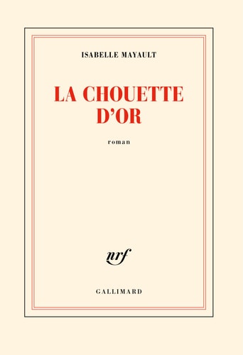 LA CHOUETTE D'OR, de Isabelle Mayault | portada del libro