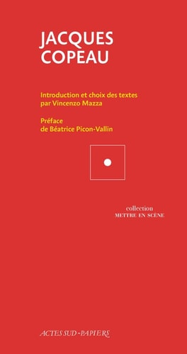 JACQUES COPEAU, de Vincenzo Mazza | portada del libro