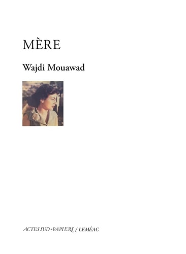 MERE, de Wajdi Mouawad | portada del libro