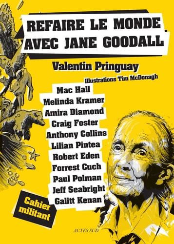 EFAIRE LE MONDE AVEC JANE GOODALL (ECB), de Valentin Pringuay | portada del libro