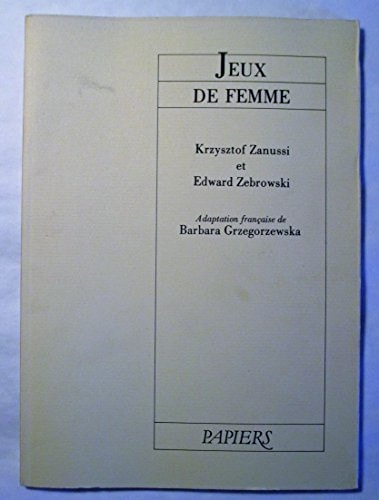 JEUX DE FEMME, de Zanussi | portada del libro