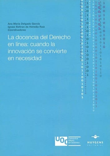 DOCENCIA DEL DERECHO EN LINEA CUANDO LA INNOVACION SE CONVI | portada del libro