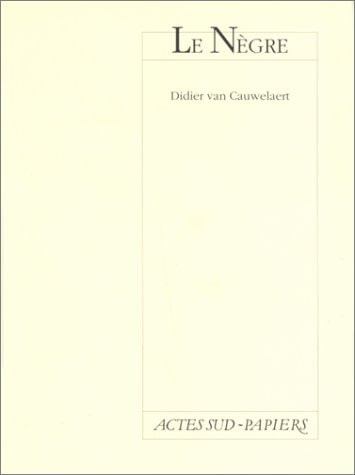 LE NEGRE, de Cauwelaert | portada del libro