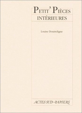 PETIT' PIECES INTERIEURES, de Doutreligne | portada del libro