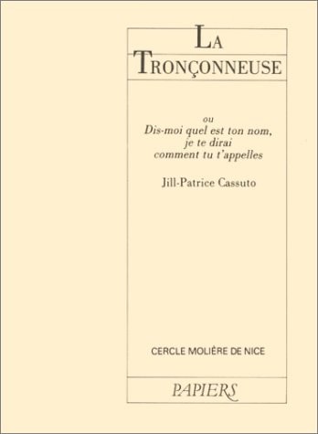LA TRONCONNEUSE, de Cassuto | portada del libro