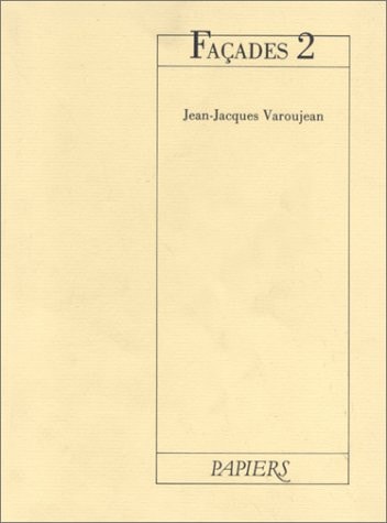 FACADES DEUX, de Varoujean | portada del libro