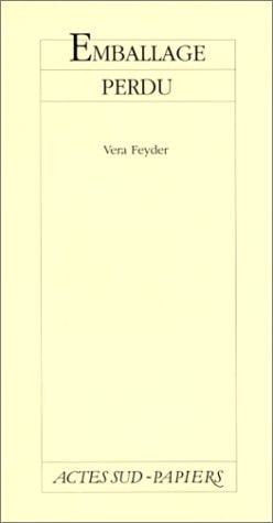 EMBALLAGE PERDU, de Feyder | portada del libro
