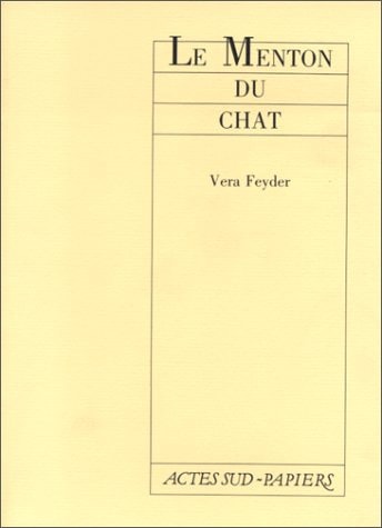 LE MENTON DU CHAT, de Feyder | portada del libro