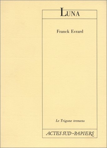 LUNA, de Franck Evrard | portada del libro