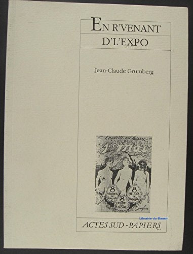 EN R'VENANT D'L'EXPO, de Grumberg | portada del libro