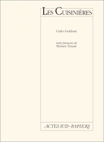 LES CUISINIERES, de Carlo Goldoni | portada del libro