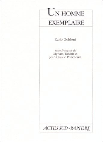 UN HOMME EXEMPLAIRE, de Carlo Goldoni | portada del libro