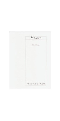 VISAGES, de Colas | portada del libro