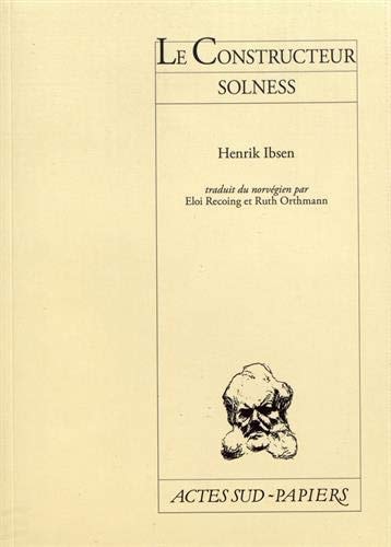 LE CONSTRUCTEUR SOLNESS, de Henrik Ibsen | portada del libro