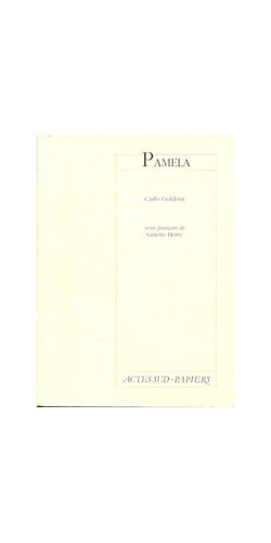 PAMELA, de Carlo Goldoni | portada del libro