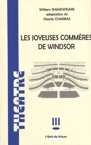 LES JOYEUSES COMMERES DE WINDSOR, de William Shakespeare | portada del libro