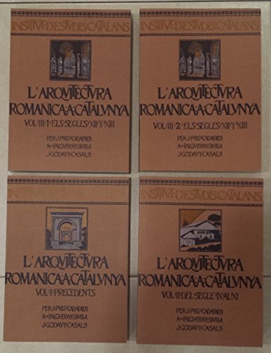 ARQUITECTURA ROMANICA A CATALUNYA, L'., de PUIG I CADAFALCH | portada del libro