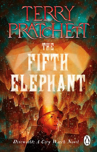 THE FIFTH ELEPHANT, de PRATCHETT | portada del libro