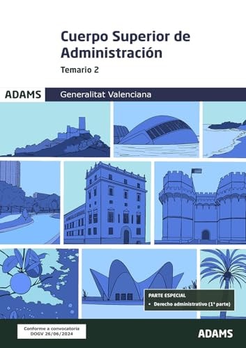 Temario 2 del Cuerpo Superior de la Generalitat Valenciana, de AA.VV. | portada del libro