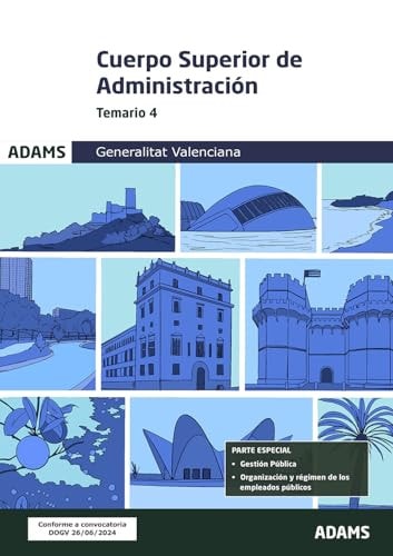 Temario 4 del Cuerpo Superior de la Generalitat Valenciana, de AA.VV. | portada del libro