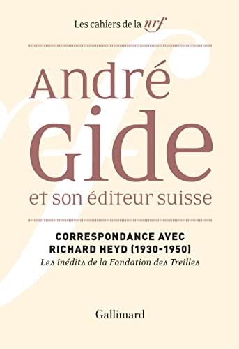 ANDRE GIDE ET SON EDITEUR SUISSE, de Pierre Masson | portada del libro
