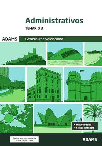 Temario 3 Administrativos de la Generalitat Valenciana, de AA.VV. | portada del libro